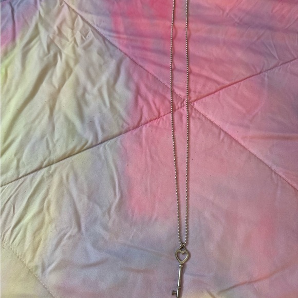 Tiffany & Co Beaded Necklace with 2.5 inch Key